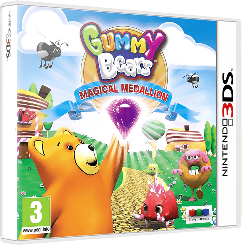 Gummy Bears Magical Medallion box art for Nintendo 3DS